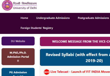 DU 2019 Admissions: Seats Available against Cancellation