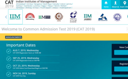 CAT 2019 Correction Window 