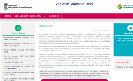 JEE Main 2020