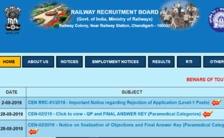 RRB Exam Calendar 2019-2020 Released 