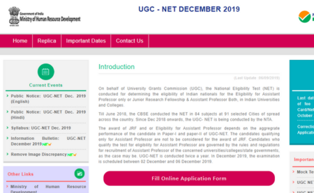 UGC NET December 2019