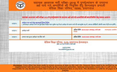 UPTET 2019 Application Process 