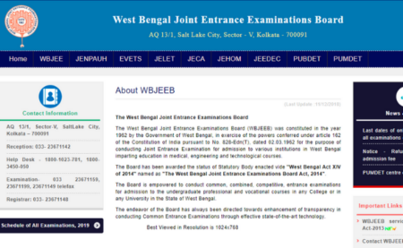 WBJEE 2020 Registration Process