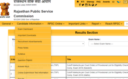 RPSC 2nd Grade Teacher Recruitment Exam 2019 Results 