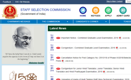 SSC CGL 2019 Registration Over