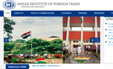 IIFT MBA (IB) 2020 Result 