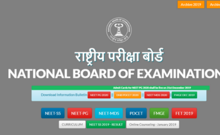 NEET PG Admit Card 2020