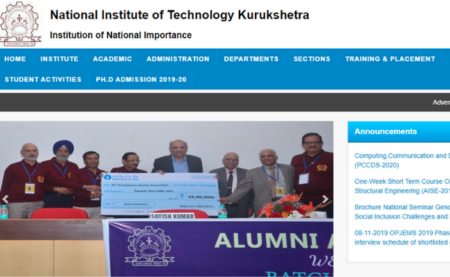 NIT Kurukshetra Recruitment 2019