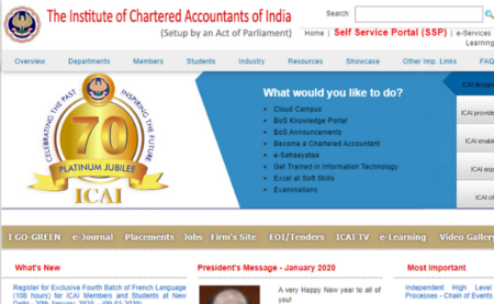 ICAI CA Result Nov 2019
