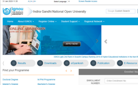 IGNOU Admissions 2020