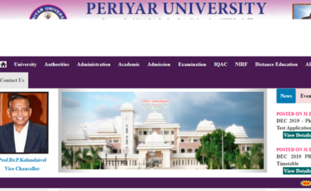 Periyar University Result 2019